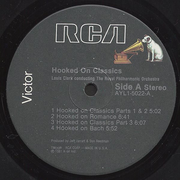 Louis Clark Conducting The Royal Philharmonic Orchestra : Hooked On Classics (LP, Album, RE)