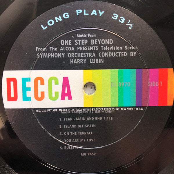 Harry Lubin : One Step Beyond (LP, Album, Mono)