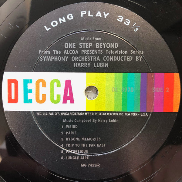 Harry Lubin : One Step Beyond (LP, Album, Mono)