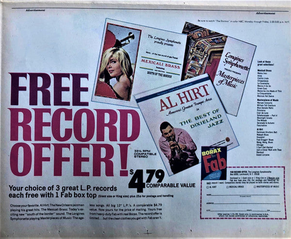 The Mexicali Brass : New Hits From South Of The Border (LP, Album, Promo)