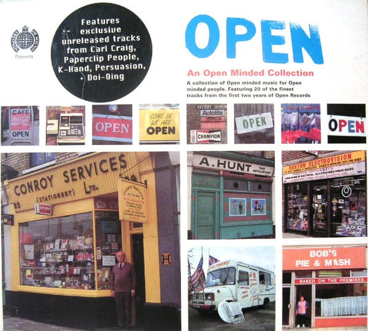 Various : Ministry Of Sound Presents Open (An Open Minded Collection) (2xCD, Comp)