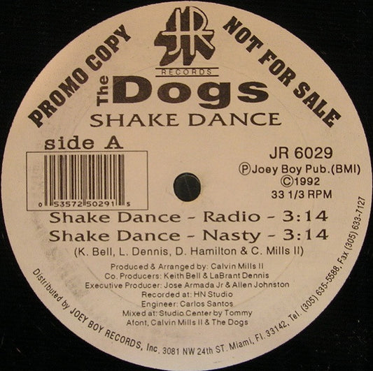 The Dogs : Shake Dance / Dogga Mixxx II (12", Promo)