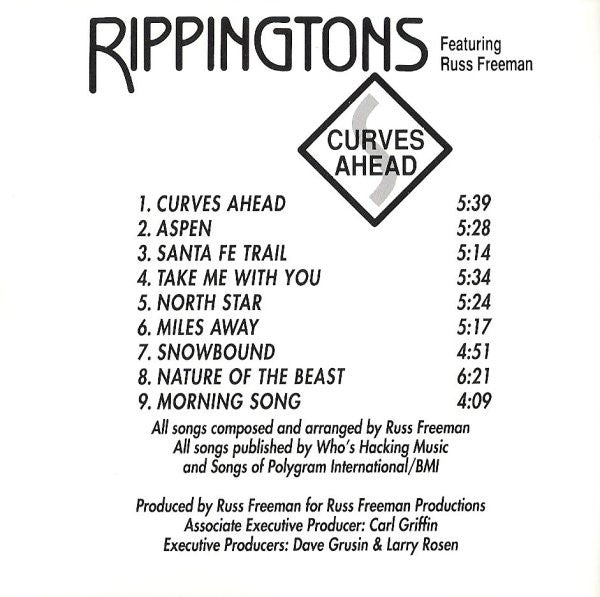 The Rippingtons Featuring Russ Freeman (2) : Curves Ahead (CD)