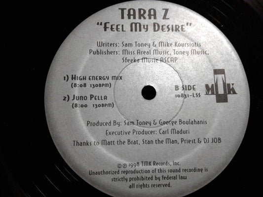 Tara Z : Feel My Desire (12")