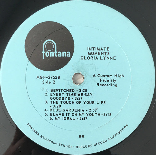 Gloria Lynne : Intimate Moments (LP, Album, Mono)
