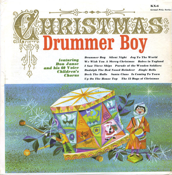 Don Janse And His 60 Voice Children's Chorus : The Christmas Drummer Boy (LP, Album, Mono, Wad)