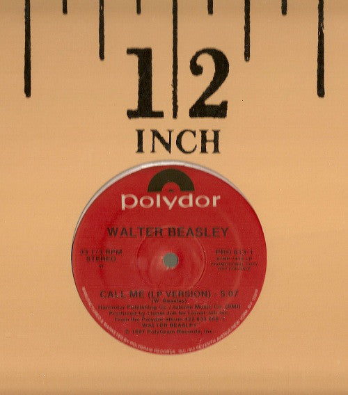 Walter Beasley : Call Me (12", Promo)