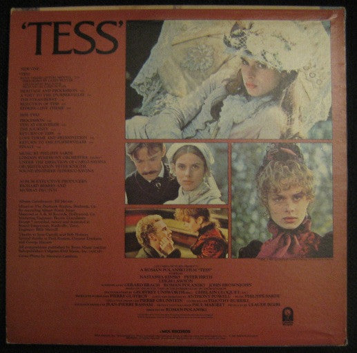 Philippe Sarde : 'Tess' - Music From The Original Motion Picture Soundtrack - A Roman Polanski Film (LP, Album)