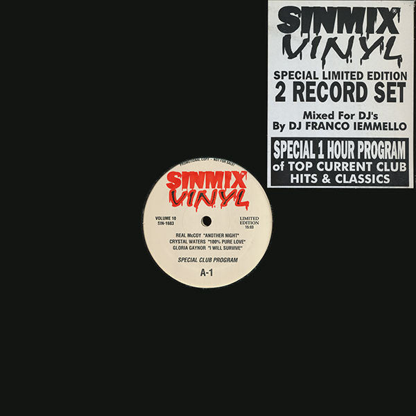 Various : Sinmix Volume 10 (2x12", Comp, Ltd, Promo)