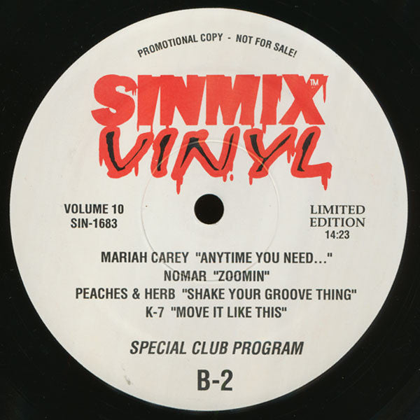 Various : Sinmix Volume 10 (2x12", Comp, Ltd, Promo)