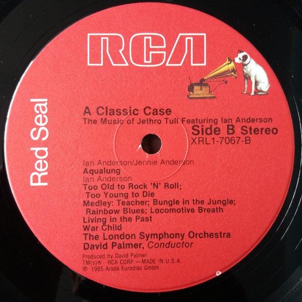 The London Symphony Orchestra Featuring Ian Anderson : A Classic Case (The London Symphony Orchestra Plays The Music Of Jethro Tull Featuring Ian Anderson) (LP, Album, Ind)