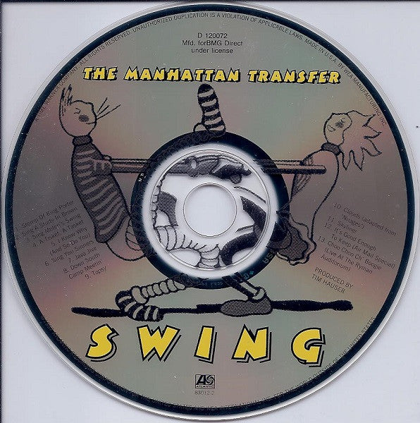 The Manhattan Transfer : Swing (CD, Album, Club)