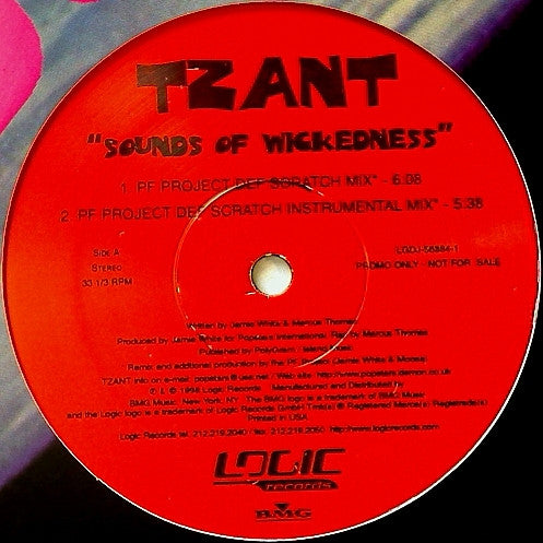 Tzant : Sounds Of Wickedness (12", Promo)