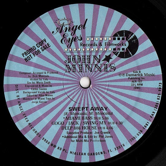 John Minnis : Swept Away (12", Promo)