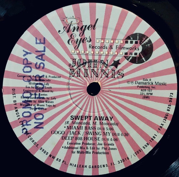 John Minnis : Swept Away (12", Promo)