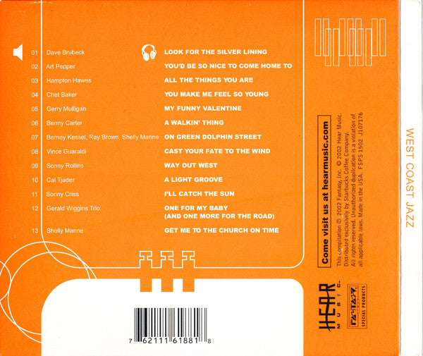 Various : West Coast Jazz (CD, Comp, Dig)