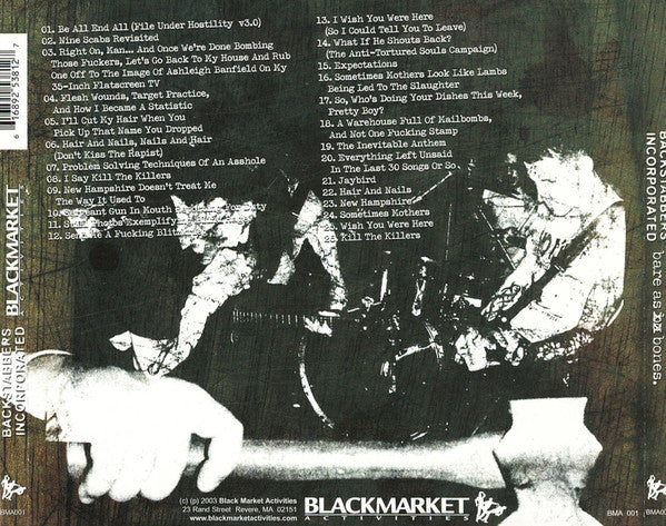 Backstabbers Incorporated : Bare As Bones (CD, Comp)