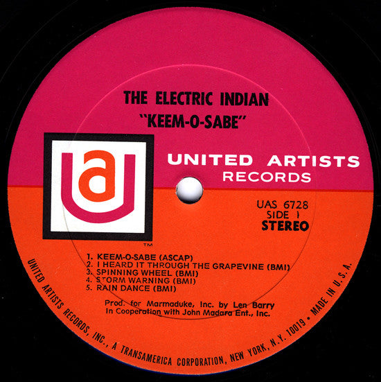 The Electric Indian : Keem-O-Sabe (LP, Album)