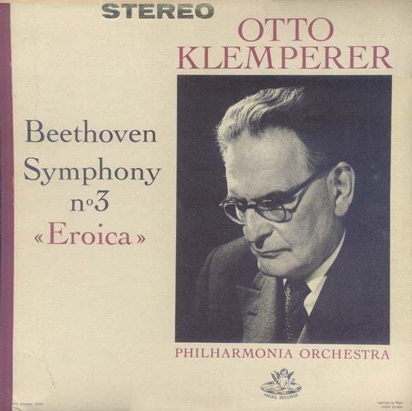 Ludwig Van Beethoven, Philharmonia Orchestra, Otto Klemperer : Symphony No. 3 "Eroica" (LP)