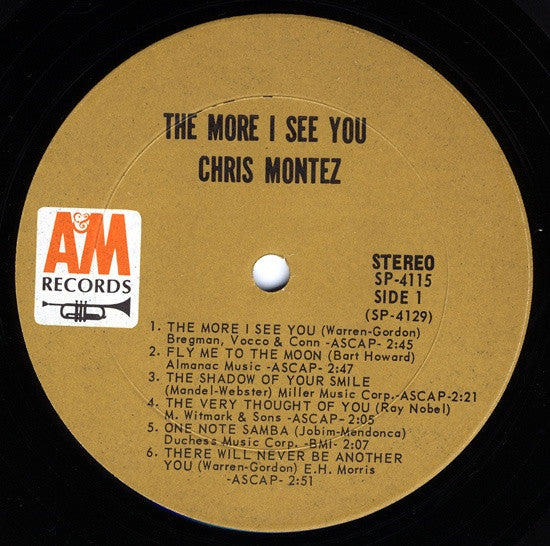 Chris Montez : The More I See You (LP, Album)