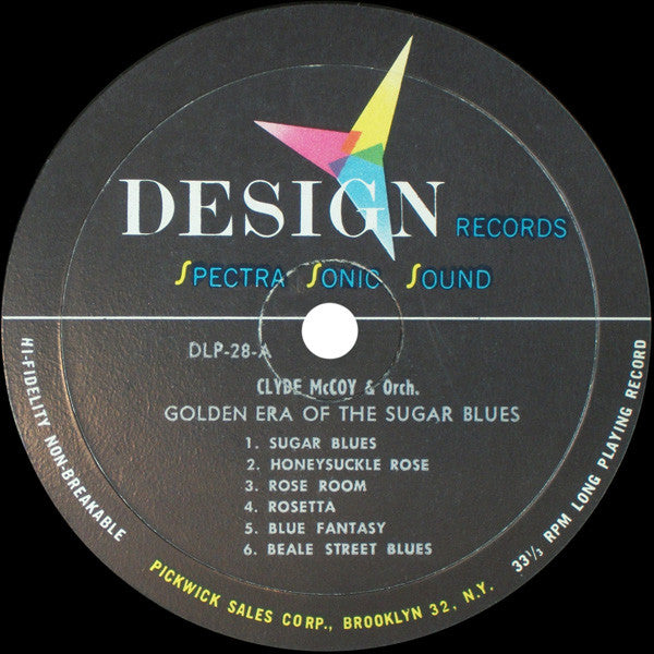 Clyde McCoy : The Golden Era Of The Sugar Blues (LP, Album, Mono)