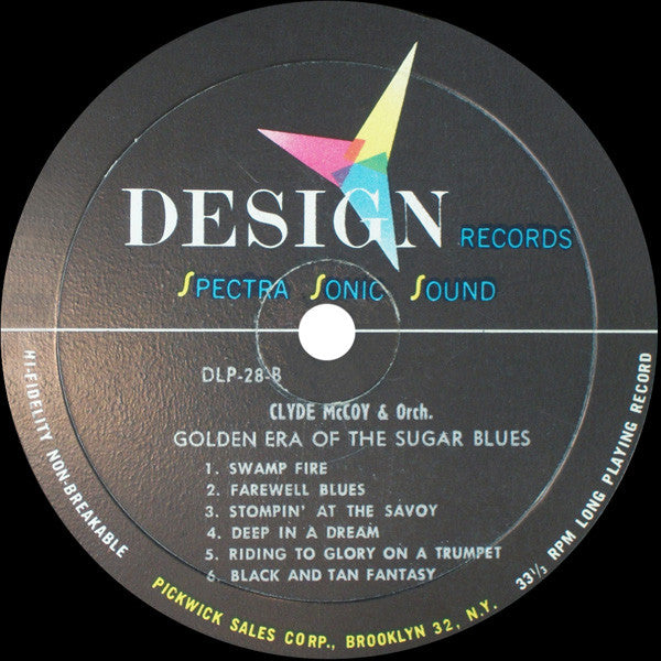 Clyde McCoy : The Golden Era Of The Sugar Blues (LP, Album, Mono)