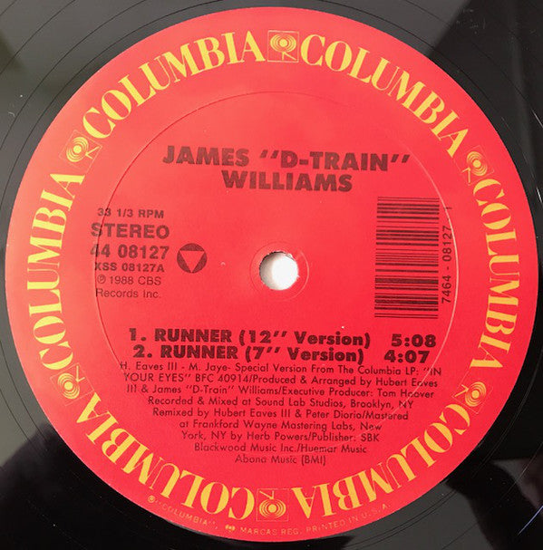 James "D-Train" Williams : Runner (12")