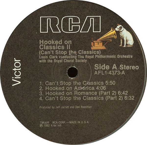 Louis Clark Conducting The Royal Philharmonic Orchestra With The The Royal Choral Society : (Can't Stop The Classics) Hooked On Classics II (LP, Album, Ind)