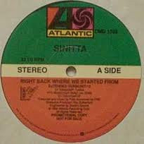 Sinitta : Right Back Where We Started From (12", Promo)