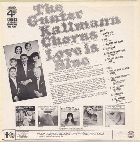 Günter Kallmann Chor : Love Is Blue (LP, Album)