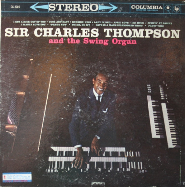 Sir Charles Thompson : Sir Charles Thompson And The Swing Organ (LP, Album)