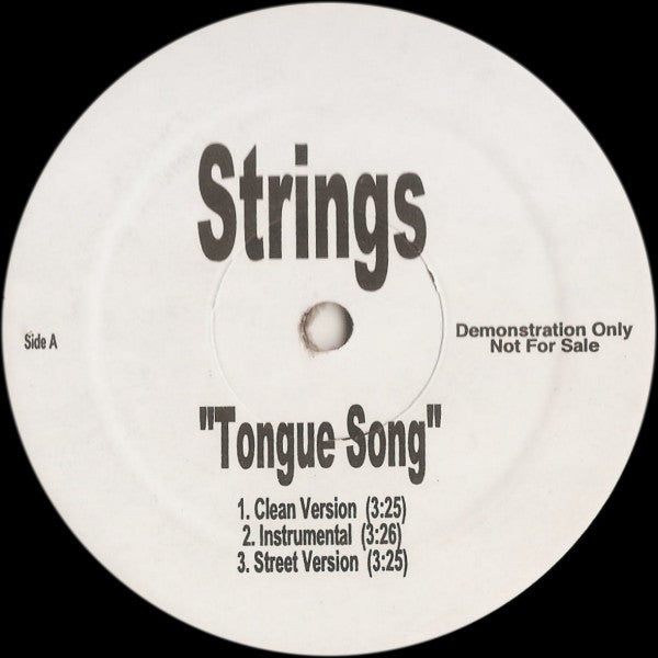 Strings : Tongue Song / Hey Ya (12", Single, Promo)