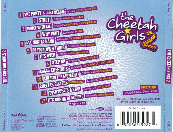 Cheetah Girls : The Cheetah Girls 2 (CD, Enh)