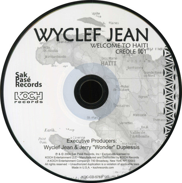 Wyclef Jean : Welcome To Haiti Creole 101 (CD, Album)