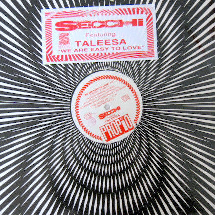Stefano Secchi Featuring Taleesa : We Are Easy To Love (12")