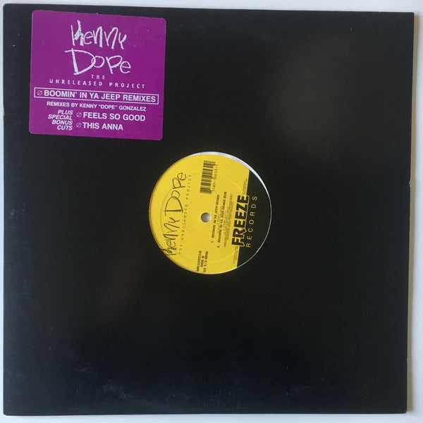 Kenny "Dope" Gonzalez : The Unreleased Project (12")