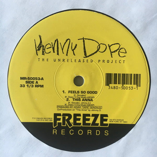 Kenny "Dope" Gonzalez : The Unreleased Project (12")