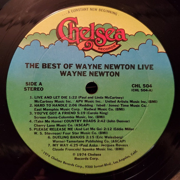 Wayne Newton : The Best Of Wayne Newton Live (LP)
