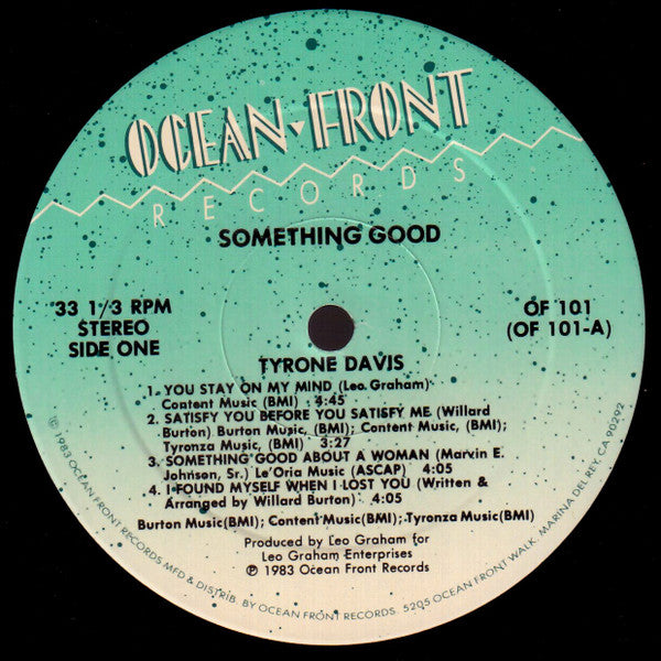 Tyrone Davis : Something Good (LP, Album)