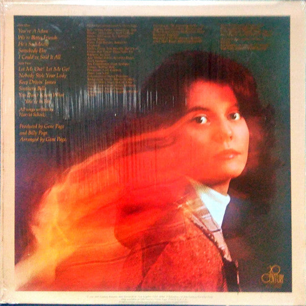 Harriet Schock : You Don't Know What You're In For (LP, Album)