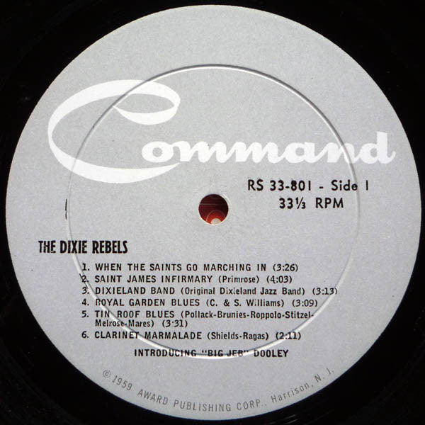 The Dixie Rebels : The Dixie Rebels (LP, Album, Mono)