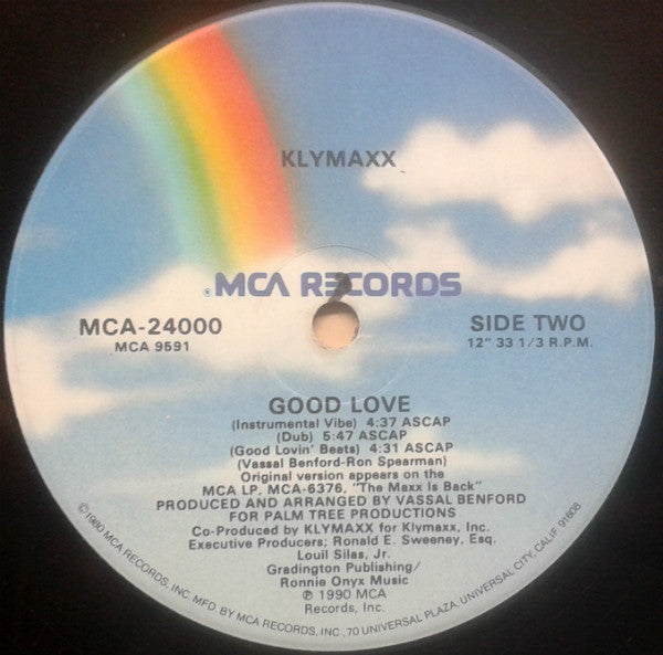 Klymaxx : Good Love (12", Single)