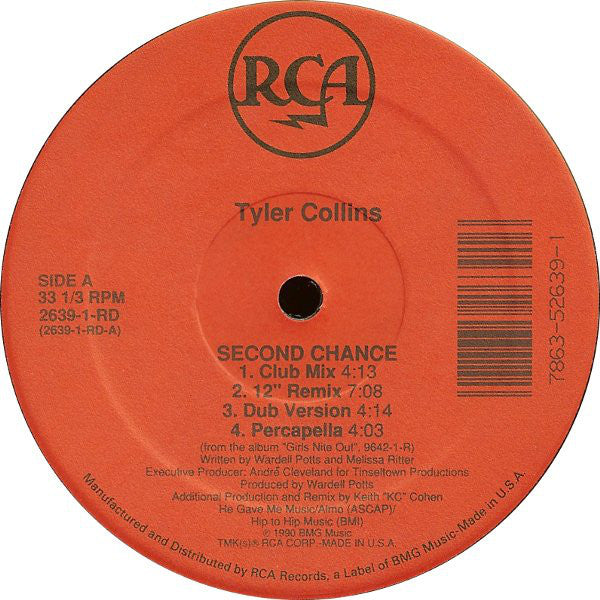 Tyler Collins : Second Chance (12")
