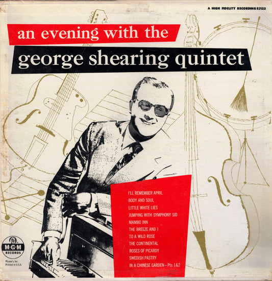 The George Shearing Quintet : An Evening With The George Shearing Quintet (LP, Comp)