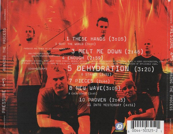 Pressure 4-5 : Burning The Process (CD, Album)