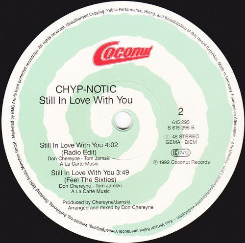 Chyp-Notic : Still In Love With You (12", Maxi)