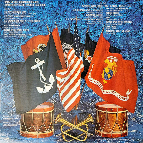 The Band Of The Grenadier Guards : March In Review (LP, Album, Gat)