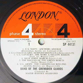 The Band Of The Grenadier Guards : March In Review (LP, Album, Gat)