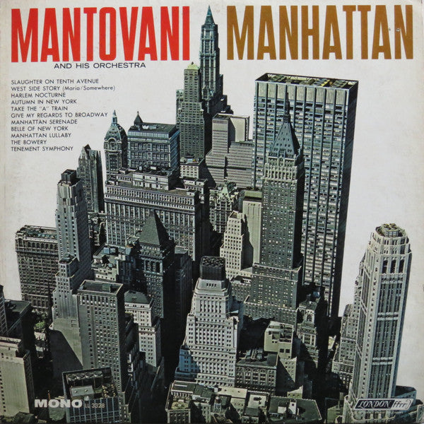 Mantovani And His Orchestra : Manhattan (LP, Mono)