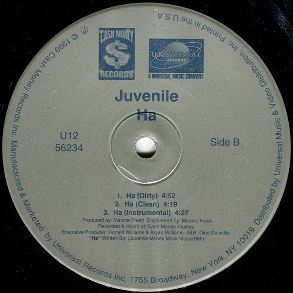 Juvenile (2) : Ha (12")